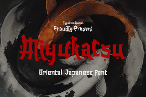Related font Miyukatsu