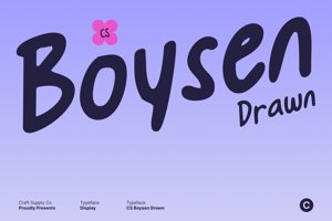 Related font CS Boysen Drawn