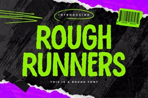 Related font Rough Runners