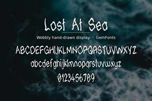 Related font Lost At Sea