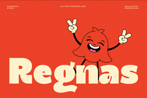 Related font Regnas