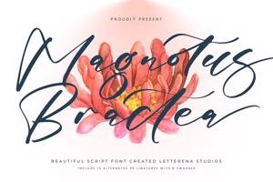 Related font Magnotus Bractea VERSION