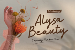 Related font Alysa Beauty