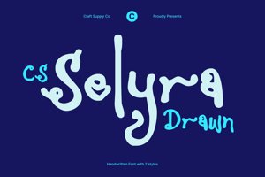 Related font CS Selyra Drawn