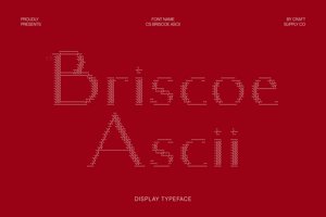 Related font CS Briscoe Ascii