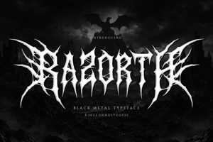 Related font Razorth
