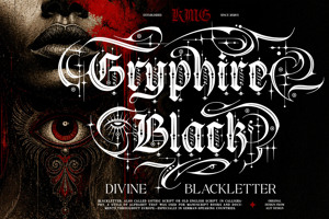 Related font Gryphire Black