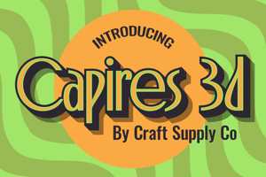 Related font Capires 3D