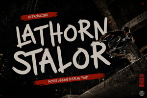 Related font Lathorn Stalor
