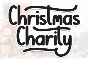 Related font Christmas Charity