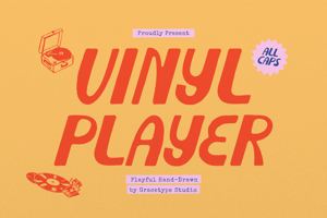 Related font Vinyl Player