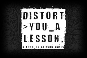 Distort You A Lesson