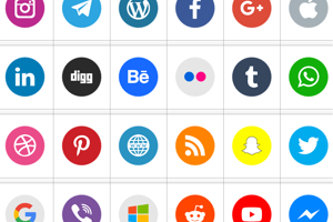 Icons Social Media 8