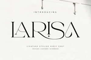Related font Larisa