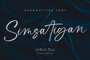 Related font Simsatigan