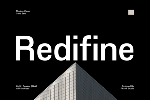 Related font Redifine
