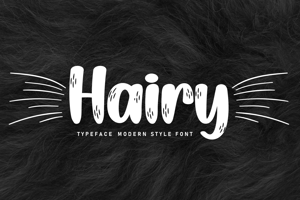 Related font Hairy