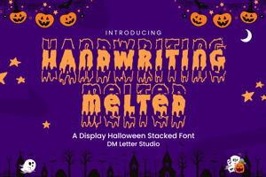 Handwriting Melted Stacked