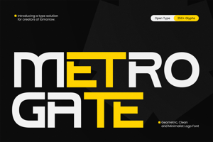Related font Metro Gate