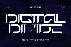Related font DIGITAL DIVIDE
