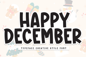 Related font Happy December