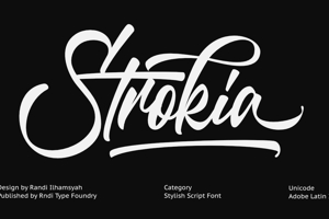 Related font Strokia