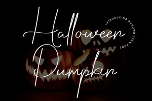 Related font Halloween Pumpkin