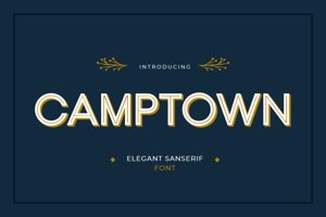 Related font Camptown Title Block