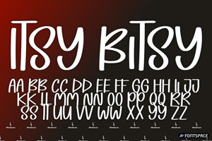 Related font Itsy Bitsy