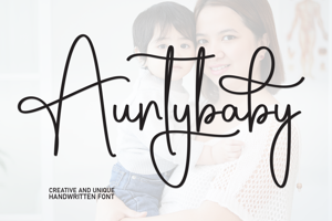 Related font Auntybaby