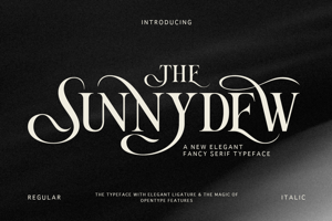 Related font Sunnydew