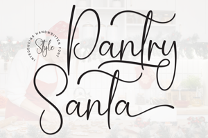 Related font Pantry Santa