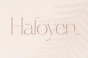 Related font Haloyen