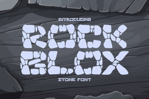 Related font Rock Blox