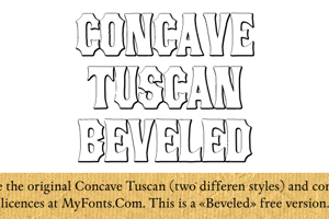 ConcaveTuscan Beveled