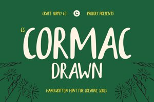 Related font CS Cormac Drawn