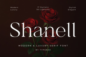 Related font Shanell