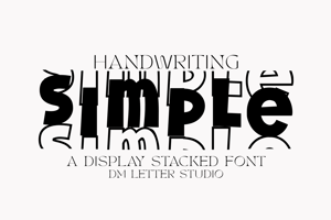 Handwriting Simple Stacked