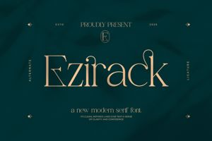Related font Ezirack