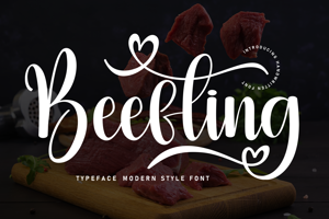 Related font Beefting