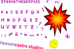 Related font Spreadthedespair