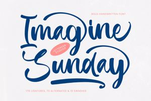 Related font Imagine Sunday VERSION
