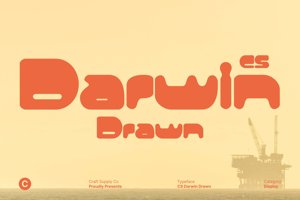 Related font CS Darwin Drawn