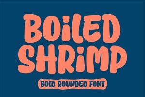Related font Boiled Shrimp