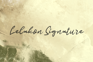 L Lelakon Signature