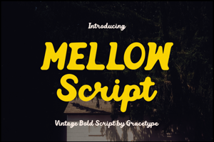 Related font Mellow Script