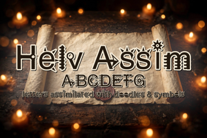 Related font Helv Assim