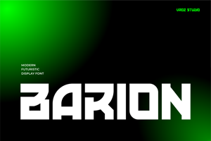 Related font Barion