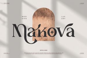 Related font Makova