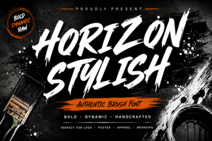 Related font Horizon Stylish